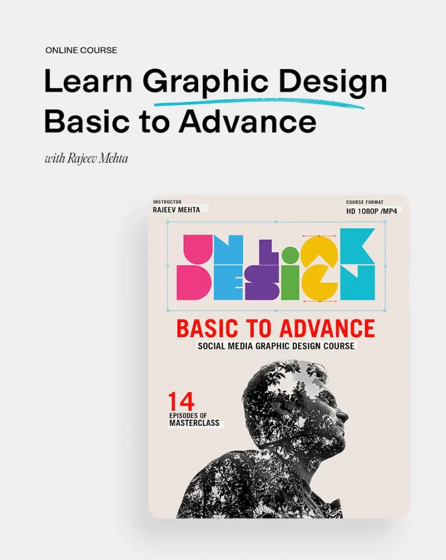 Unlock Design - Basic to Advance Social Media Graphic Design Course