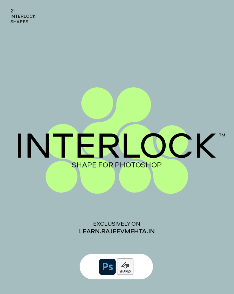 21 Interlock Shape For Photoshop