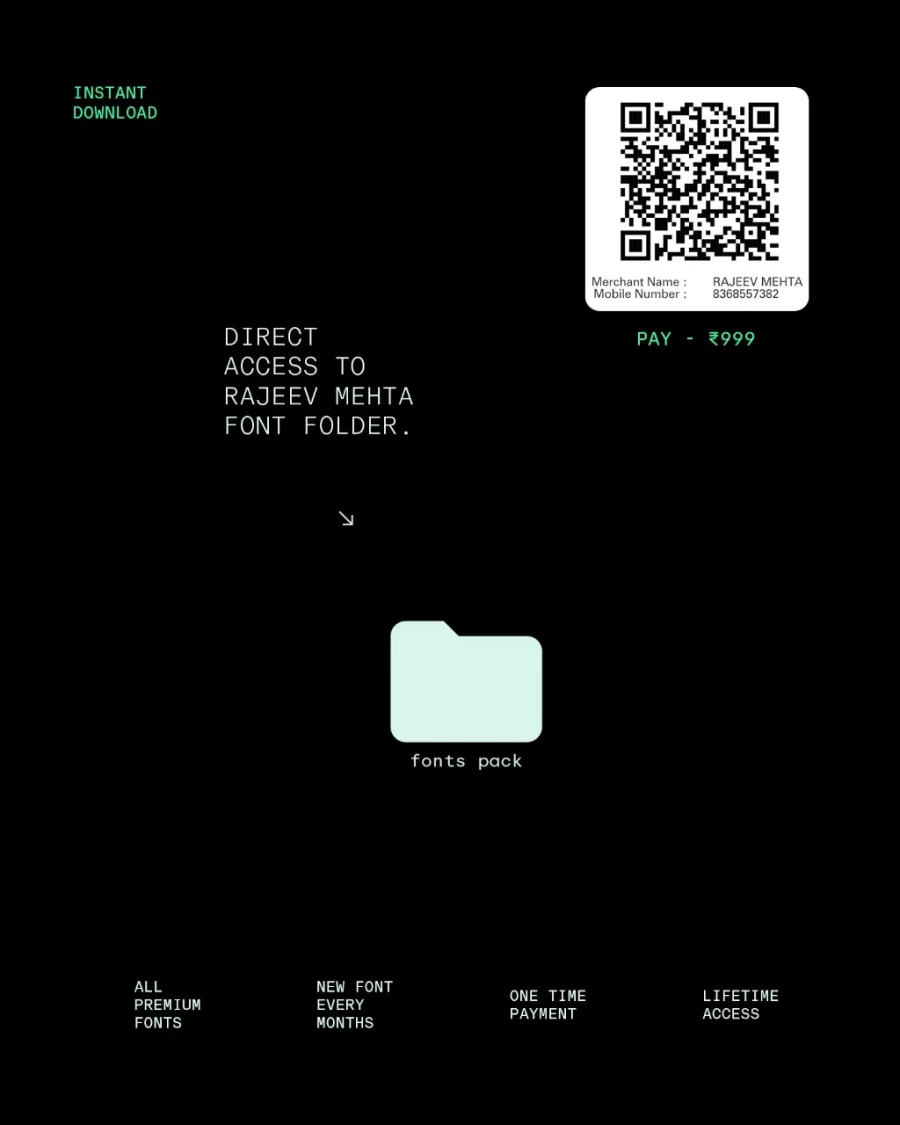 Rajeev Mehta 2025 Font Folder
